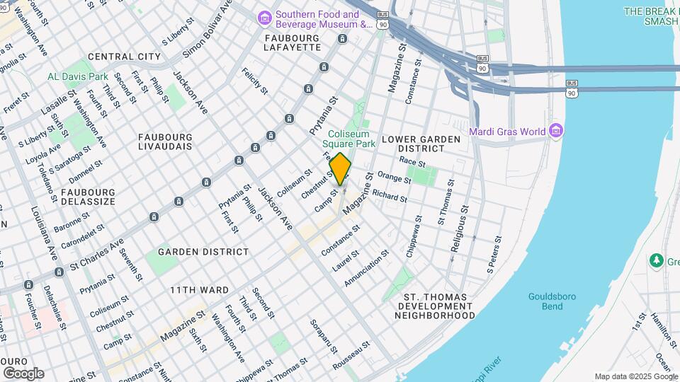 1827 Sophie Wright Pl Mapa y Detalles de la Ubicación
