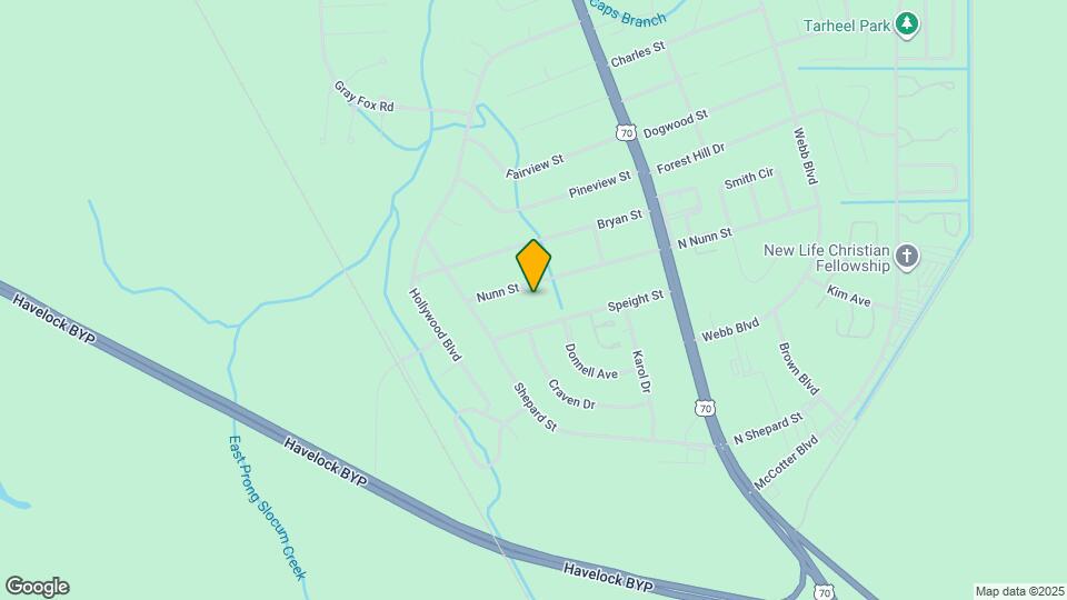 207 N Nunn St Map and Location Details