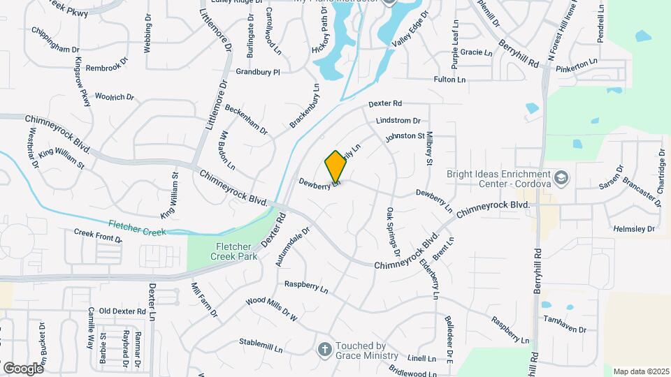 8827 Dewberry Ln Map and Location Details