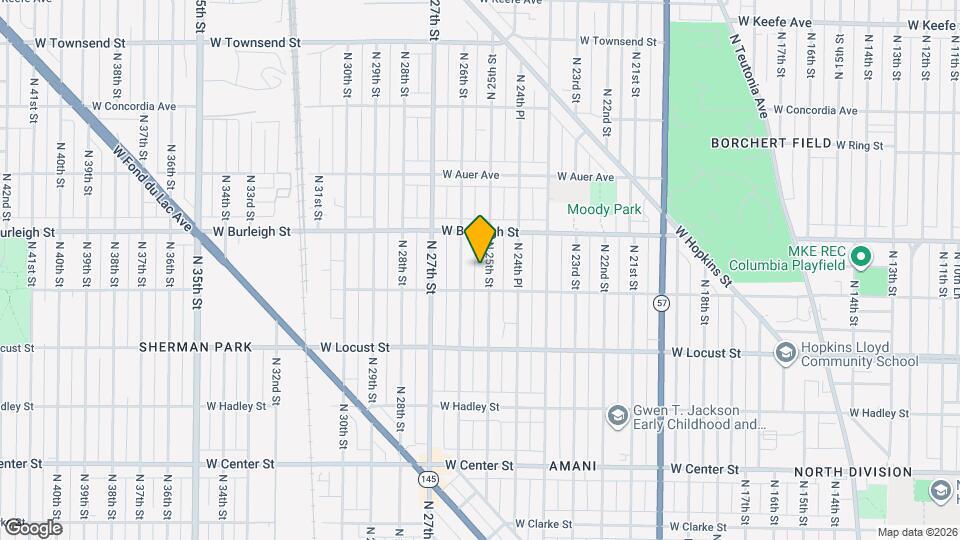 3027 N 25th St Mapa y Detalles de la Ubicación