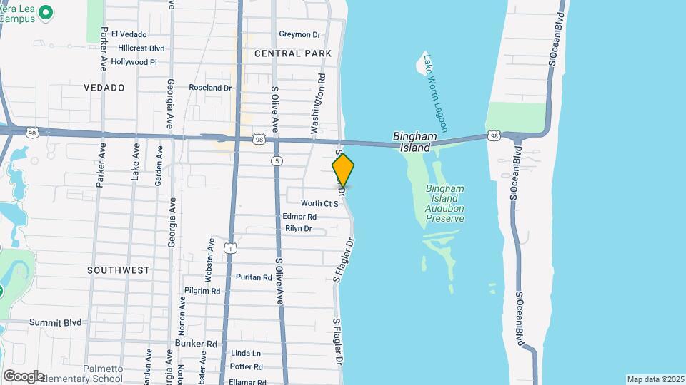 4414 S Flagler Dr Mapa y Detalles de la Ubicación