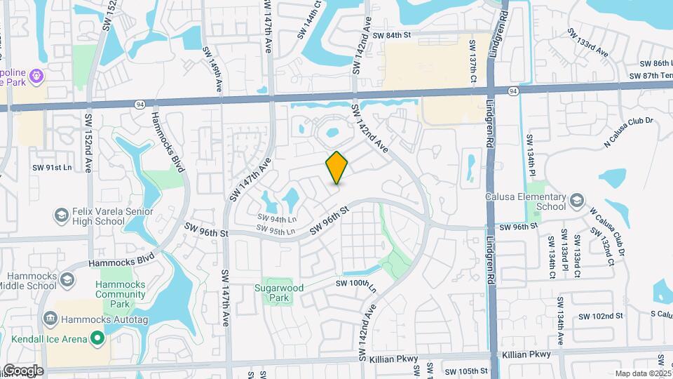 9534 SW 143rd Ct Map and Location Details