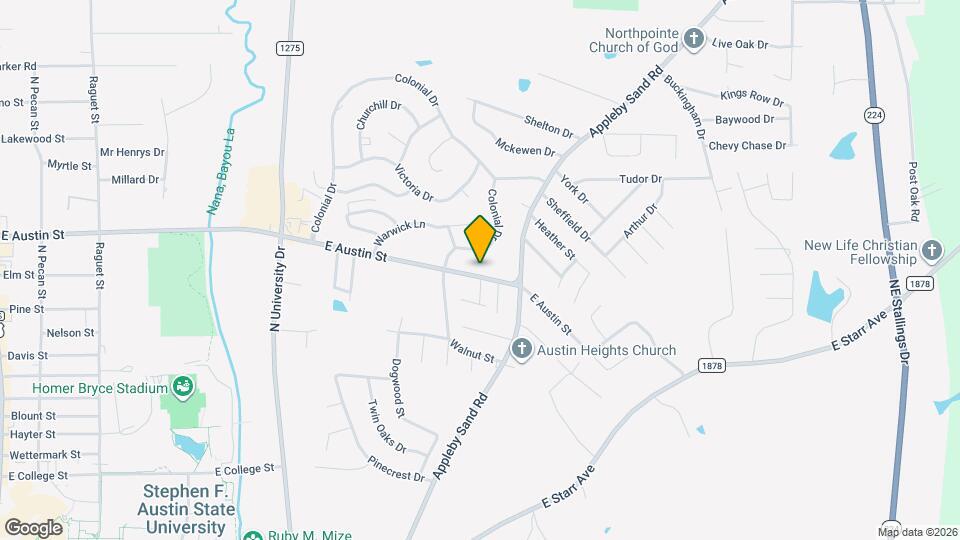 1531 E Austin St Map and Location Details