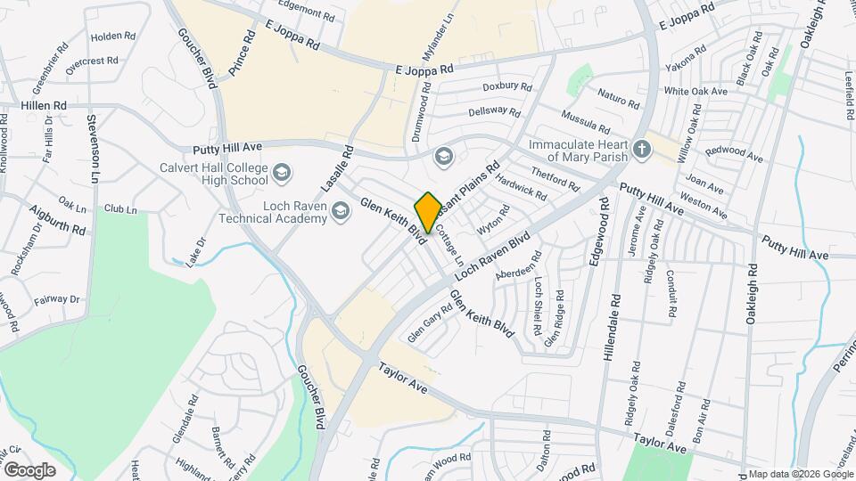 1602 Glen Keith Blvd Mapa y Detalles de la Ubicación