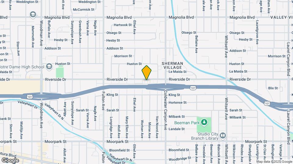13002 Riverside Dr Map and Location Details