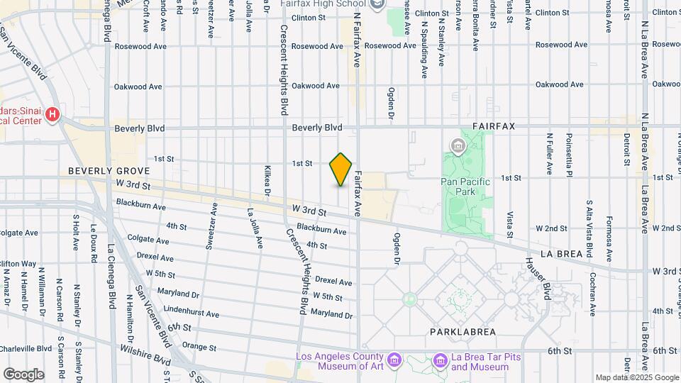 140 S Hayworth Ave Map and Location Details