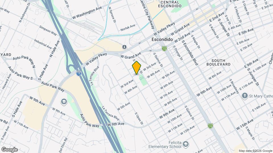 837 W 3rd Ave Map and Location Details