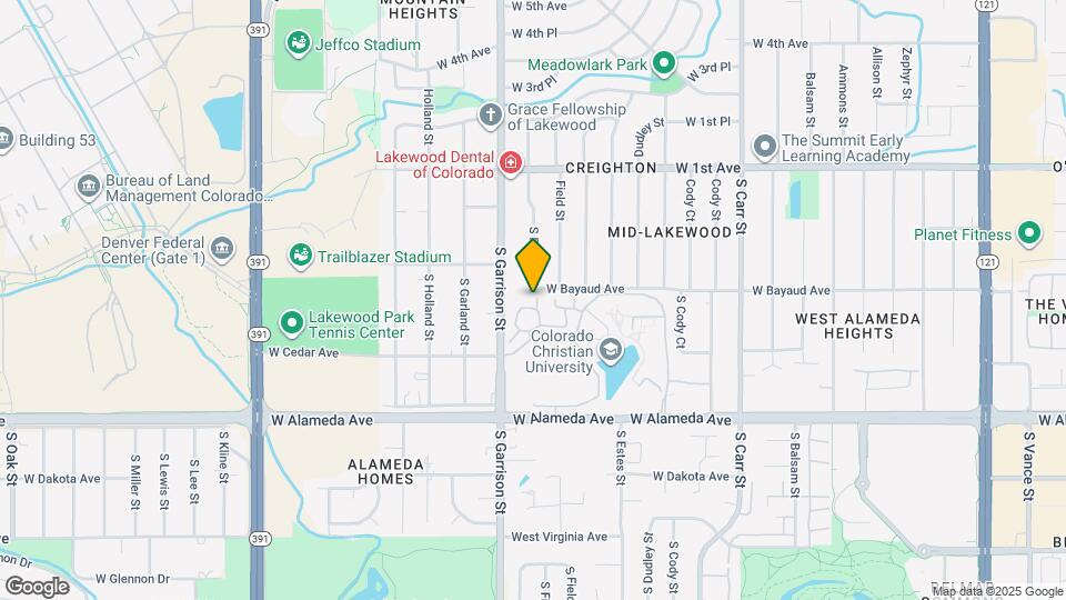 9167 W Cedar Dr Map and Location Details