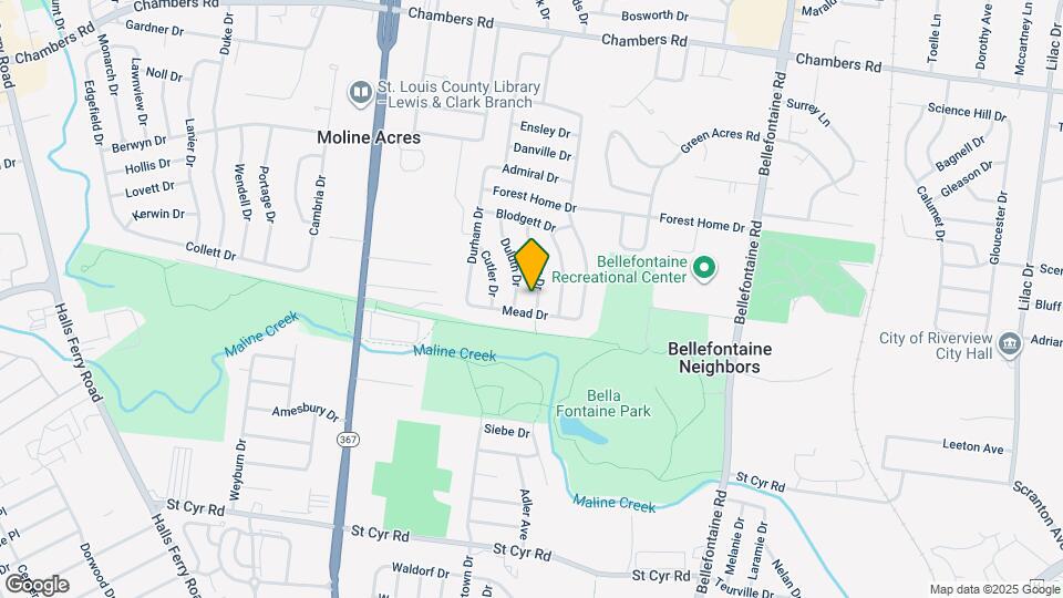 9609 Griffin Dr Map and Location Details