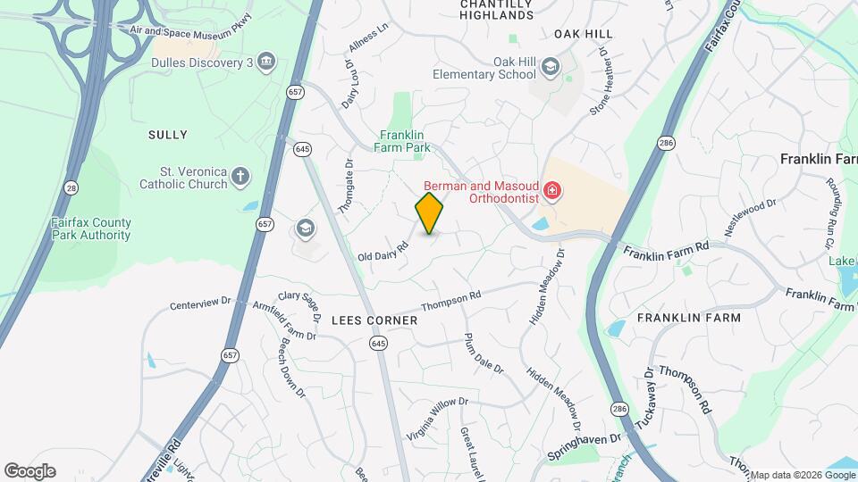 3414 Doe Run Ct Map and Location Details