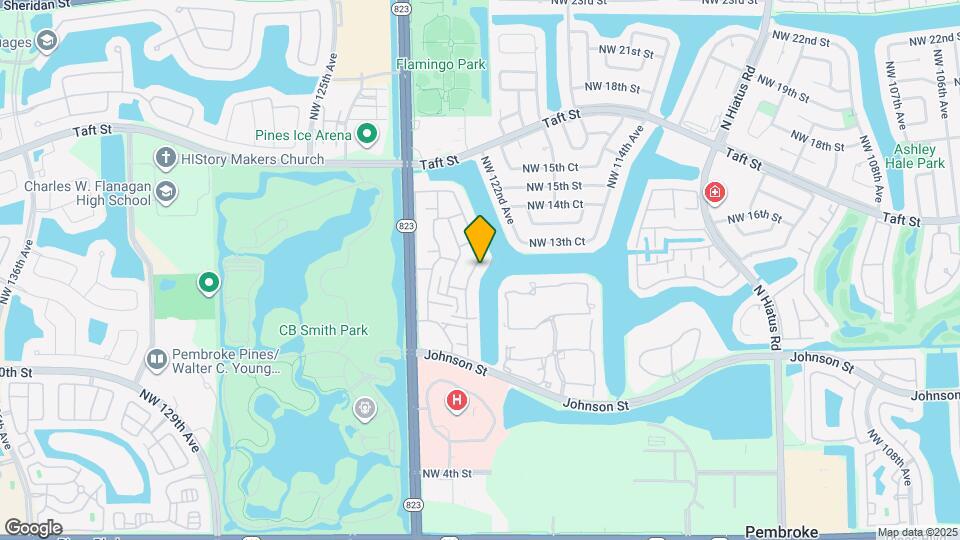1261 NW 122nd Terrace Map and Location Details