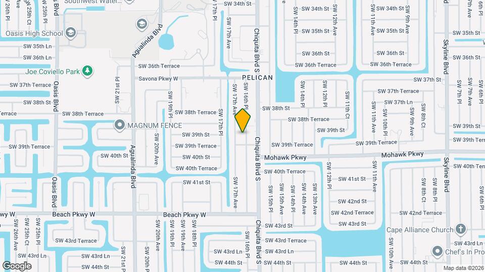 3834 SW 16th Pl Mapa y Detalles de la Ubicación