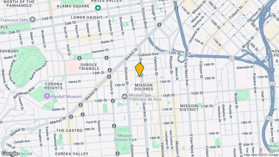 264 Guerrero St, Unit 264 Guerrero Mapa y Detalles de la Ubicación