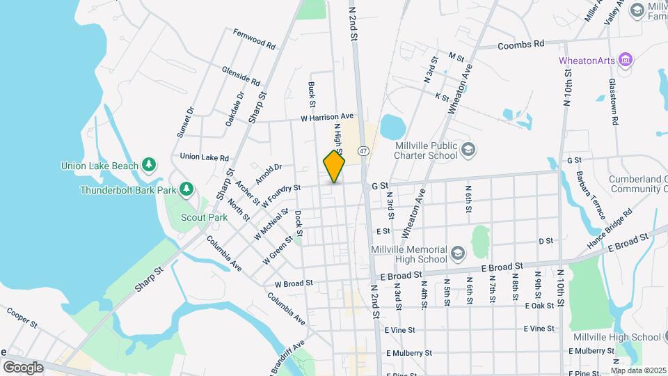 17 E Foundry St Map and Location Details