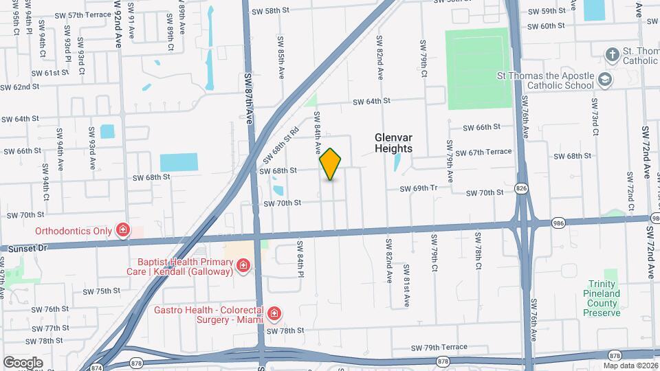 6902 SW 83rd Pl Map and Location Details