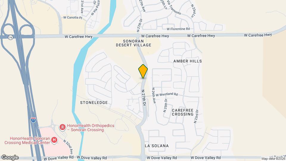 34000 N 27th Ave Map and Location Details