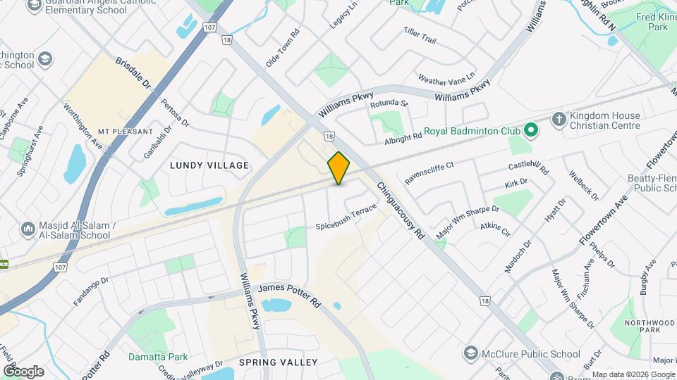 117 Spicebush Terrace Map and Location Details