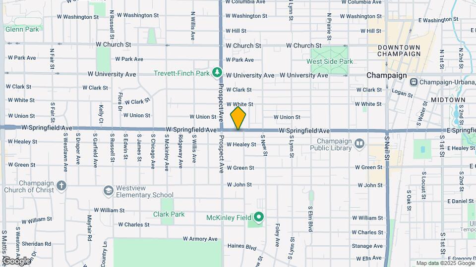 803 W Springfield Ave Map and Location Details