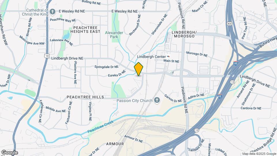 425 Lindbergh Drive NE Map and Location Details