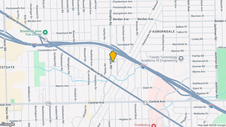 3424 Douglas Rd Map and Location Details