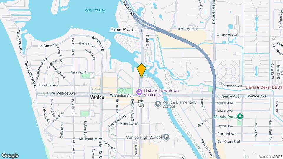 218 Tamiami Trl S, Unit #1 Studio Map and Location Details