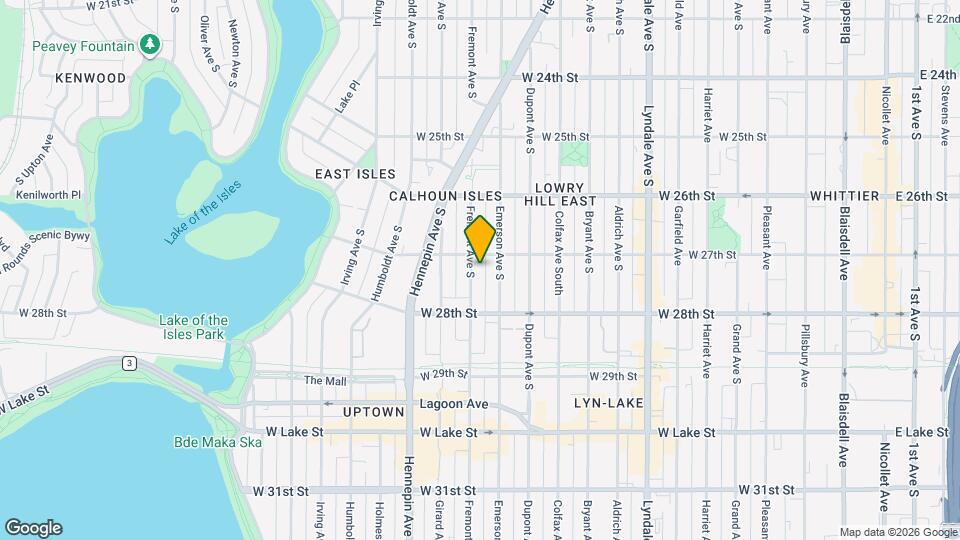 2713 Fremont Ave S, Unit 2 Map and Location Details