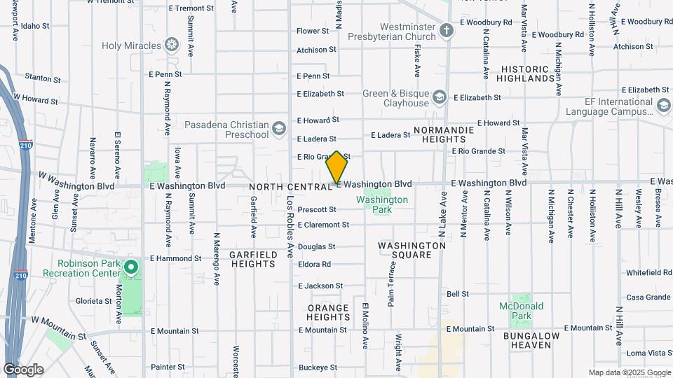 570 E Washington Blvd Map and Location Details