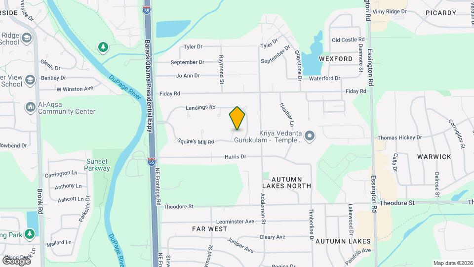 1808 Brockway Pond Ct Map and Location Details