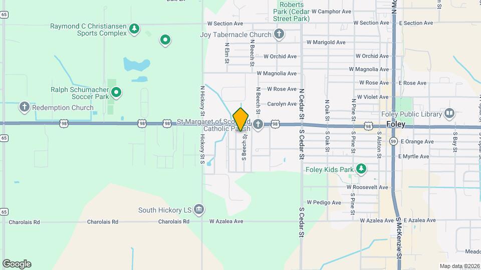 106 S Beech St Map and Location Details