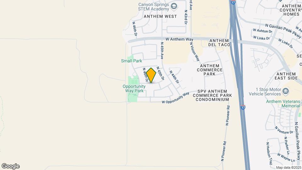 4537 W Moss Springs Rd Mapa y Detalles de la Ubicación