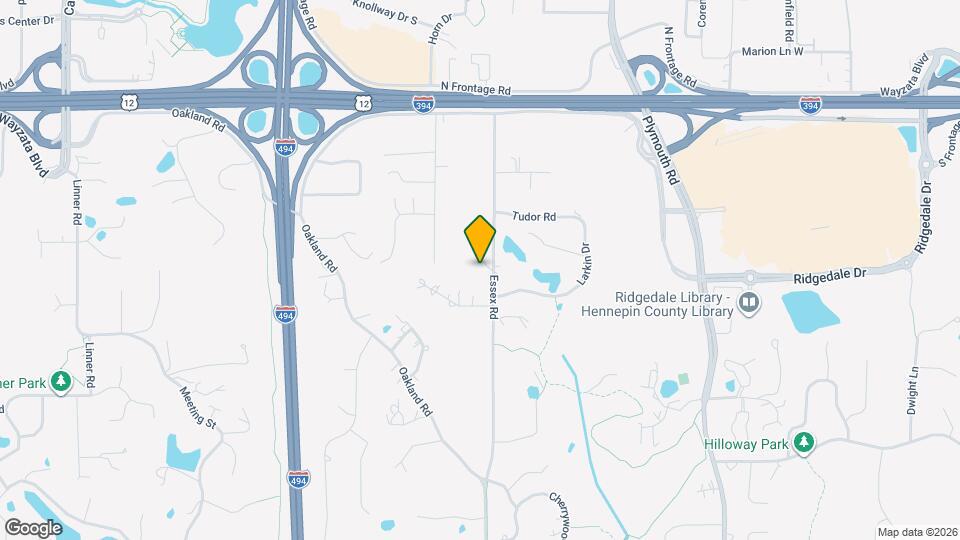 1832 Essex Rd Map and Location Details