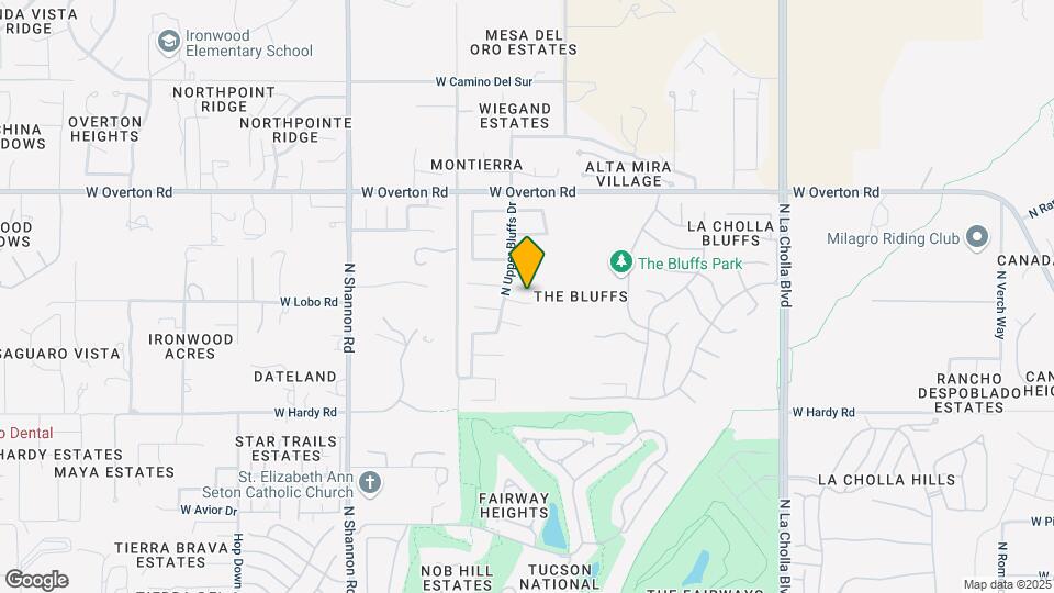 2578 W Bluffs Peak Ct Map and Location Details