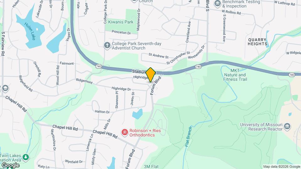 1303 Mills Dr Map and Location Details