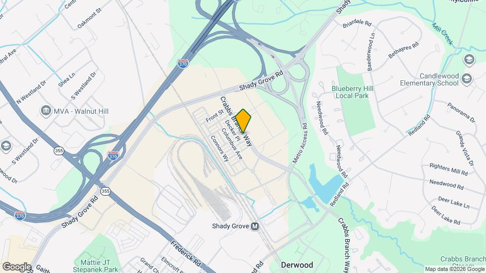 16560 Crabbs Branch Way Map and Location Details