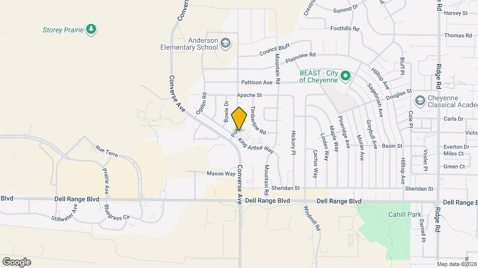5001 Point Bluff Map and Location Details
