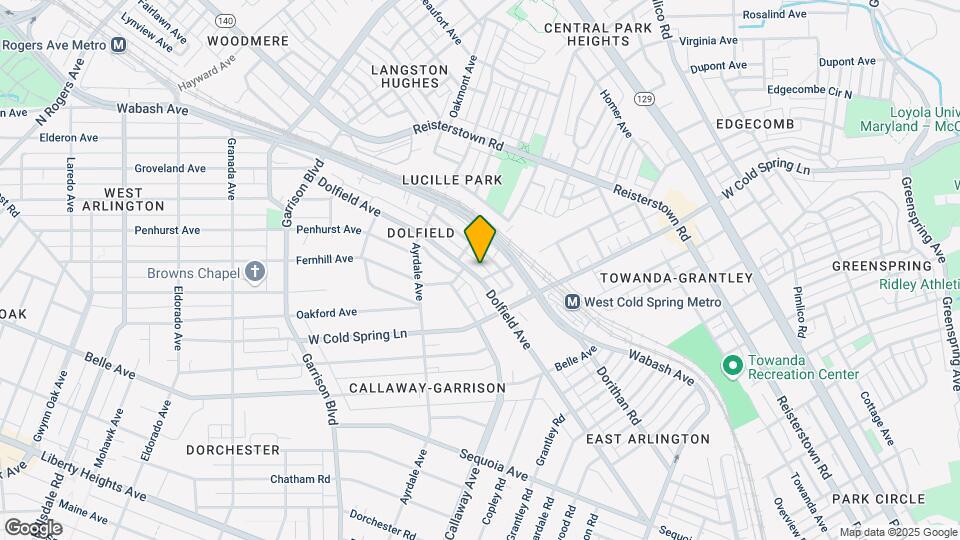 3706 Dolfield Ave, Unit #1 Mapa y Detalles de la Ubicación