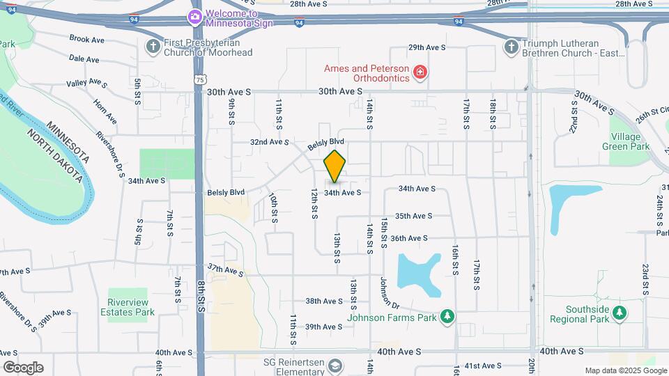 1210 34th Ave S Map and Location Details