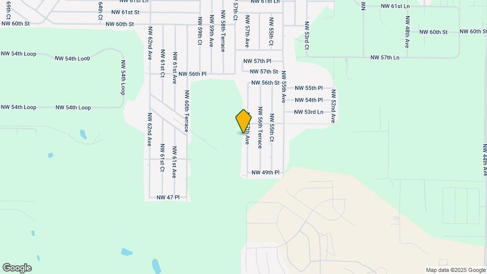 5268 NW 57th Ave Map and Location Details