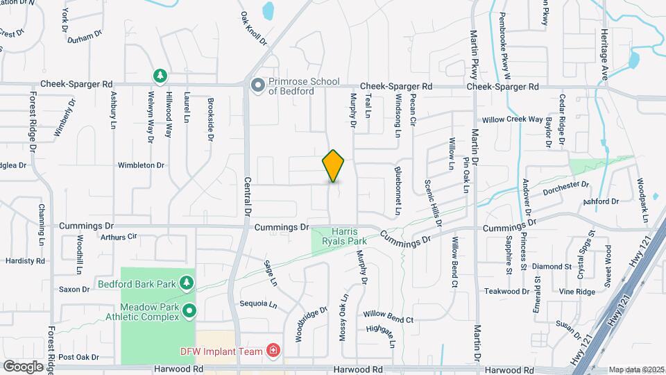 3636 Rolling Meadows Dr Map and Location Details