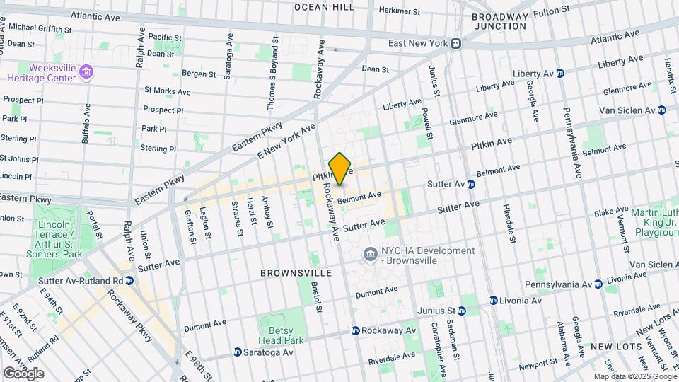 451 Rockaway Ave Map and Location Details