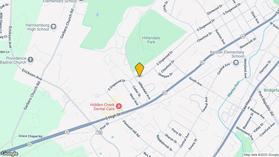 420 Hillandale Ave Map and Location Details