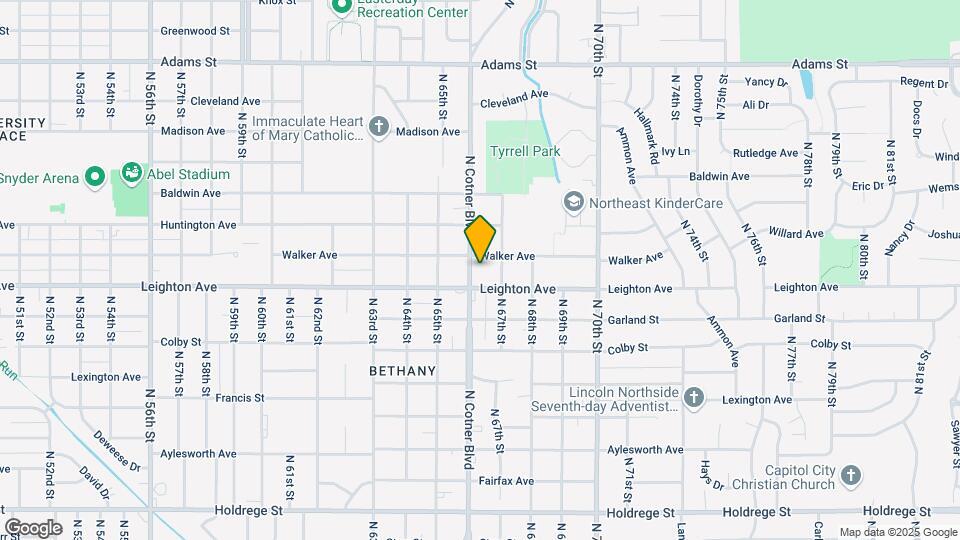 2332 N Cotner Blvd Mapa y Detalles de la Ubicación