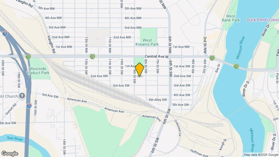 816 2nd Ave SW Map and Location Details