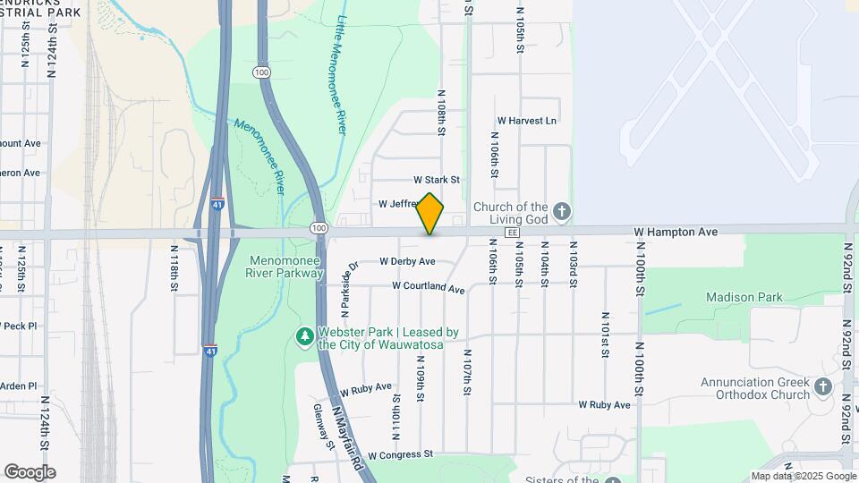 10815 W Hampton Ave Map and Location Details