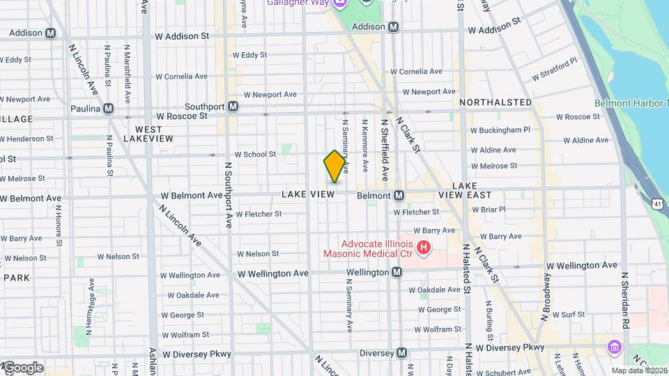 1114 W Belmont Ave, Unit 002 Mapa y Detalles de la Ubicación