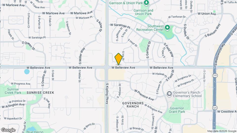 Cottonwood Creek Apartments Map and Location Details