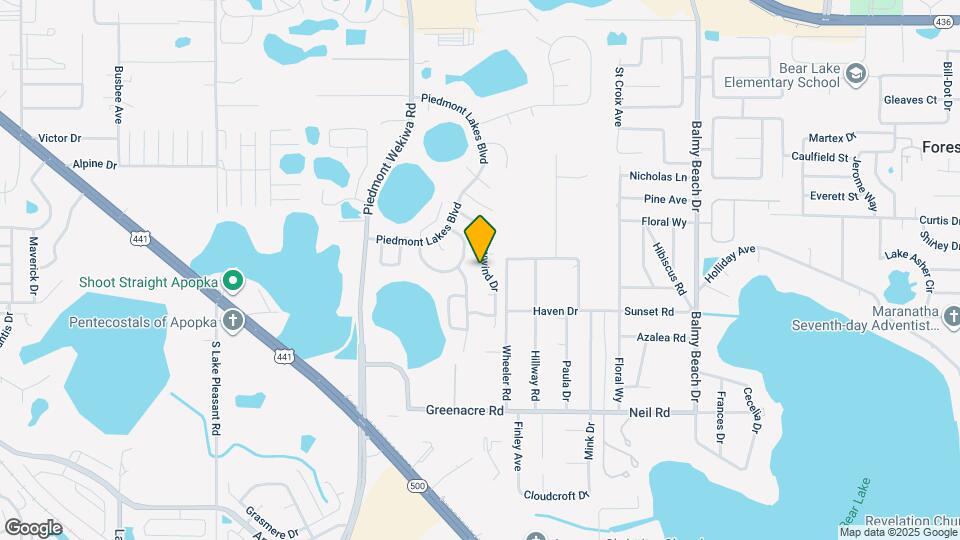 1254 Countrywind Dr Mapa y Detalles de la Ubicación