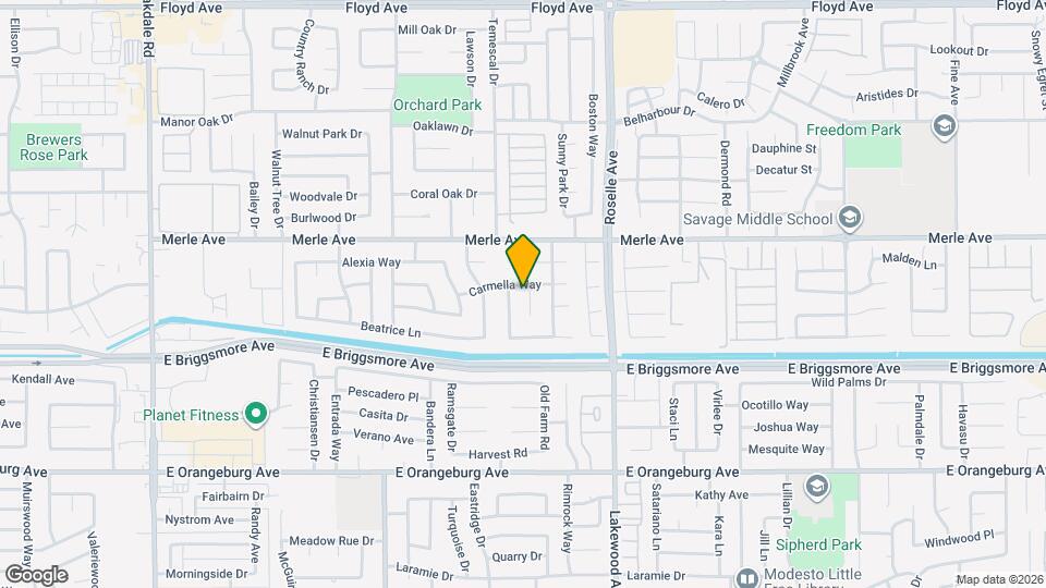 1725 Branchwood Cir Mapa y Detalles de la Ubicación