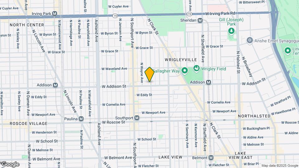 1300 W Addison St, Unit Apt 2 Map and Location Details