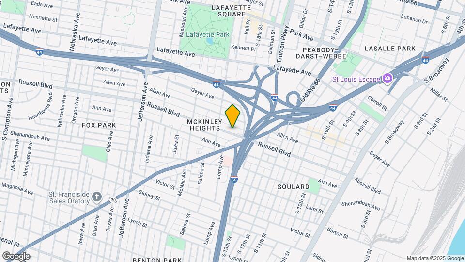 1825 Russell Blvd Map and Location Details